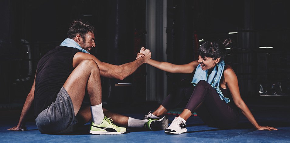 Stretching area